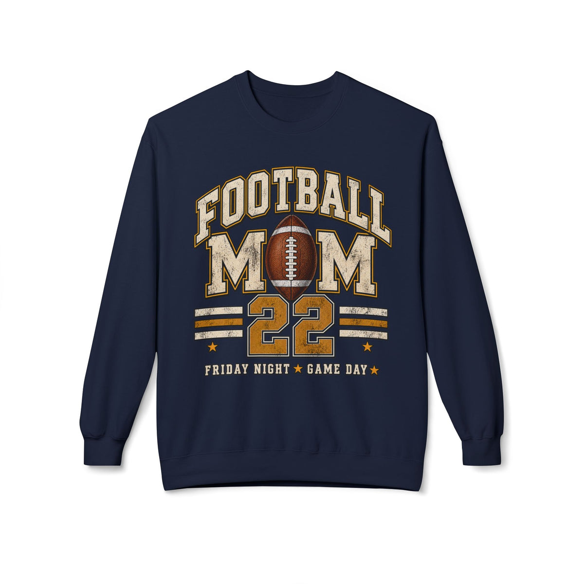 Personalized Football Mom Crewneck Sweatshirt | Custom Player Name & Number