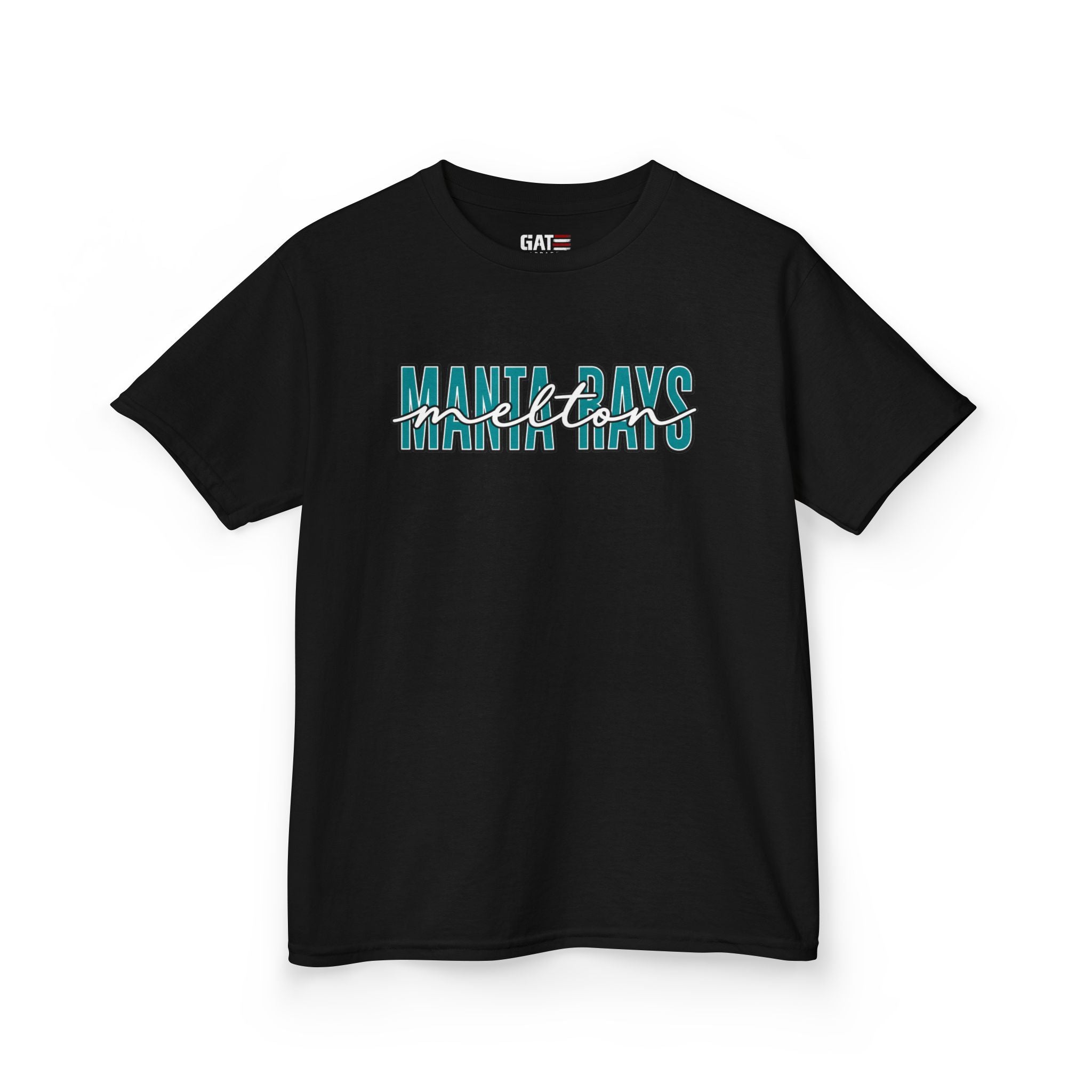 Kids Tee Melton Elementary — Melton Script Teal