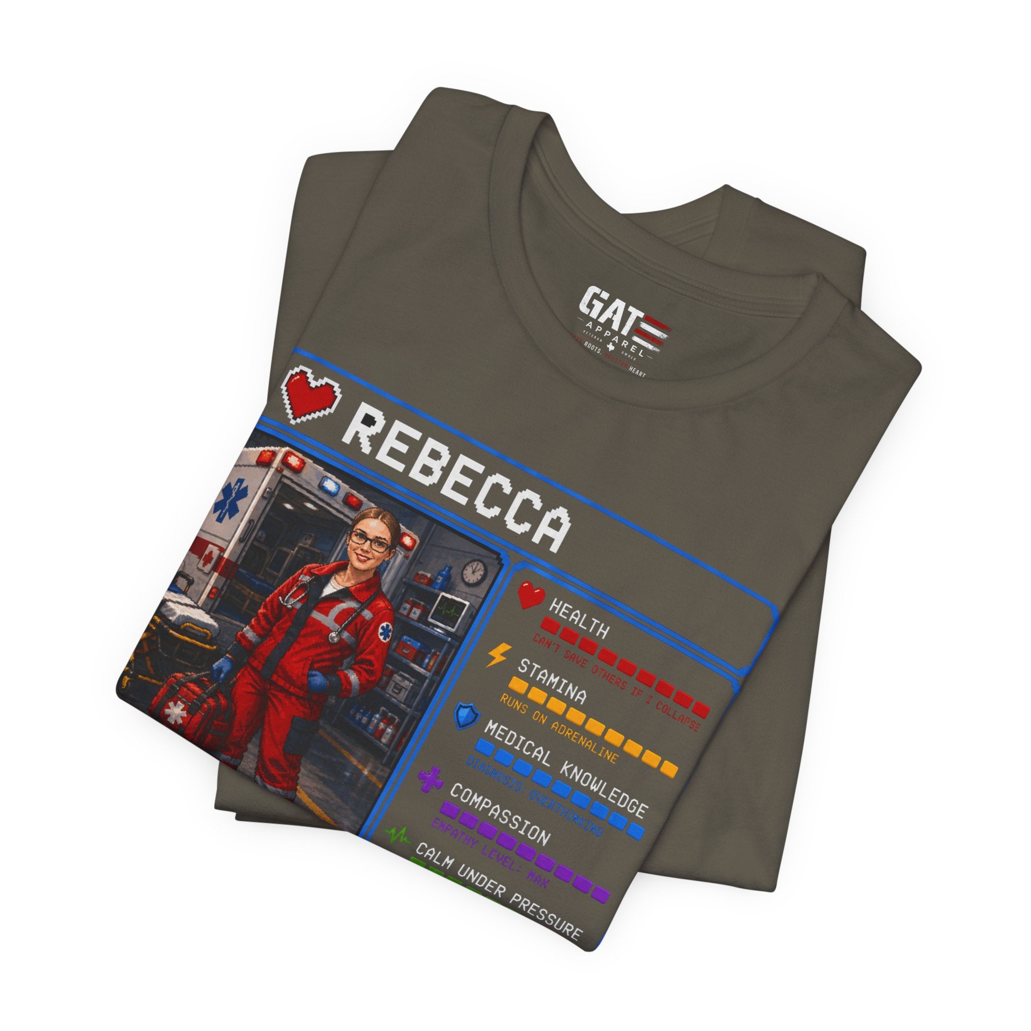 Custom Paramedic RPG Character Shirt | Personalized EMT Gift