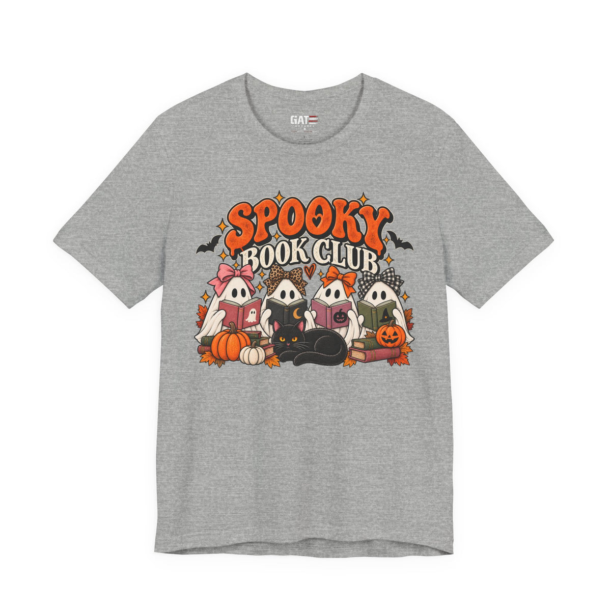 Spooky Book Club Halloween Shirt | Ghost Reading Tee