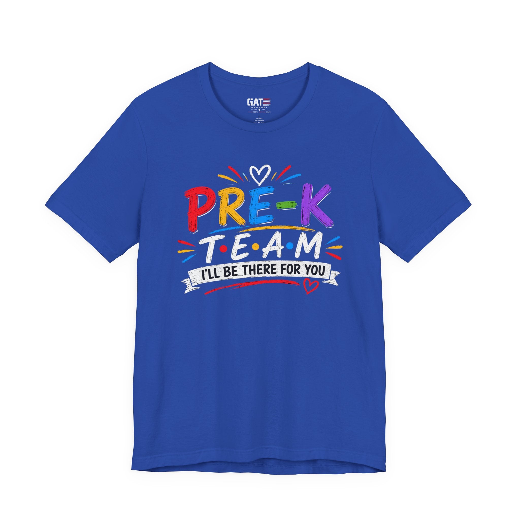 Pre-K Team Tee, Teacher Squad Shirt, Color Dot Inspired Teacher Shirt, Grade Level Team Gift, School Staff Apparel, Friends Theme