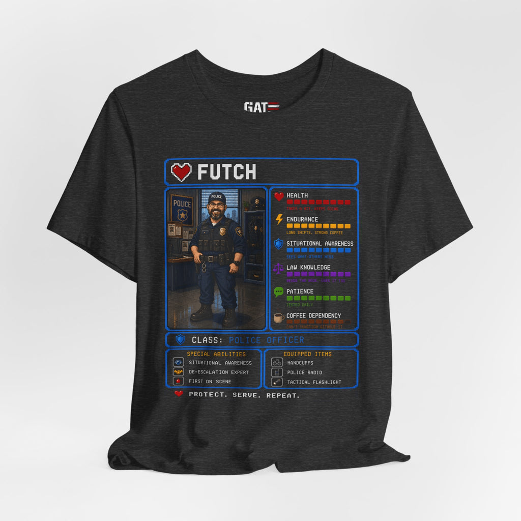 Custom Police Officer RPG Character Shirt | Personalized Law Enforcement Gift