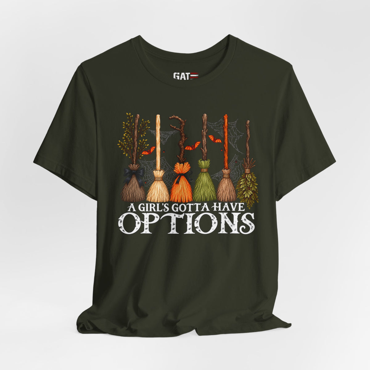 A Girl's Gotta Have Options Witch Brooms T-Shirt - product image 23