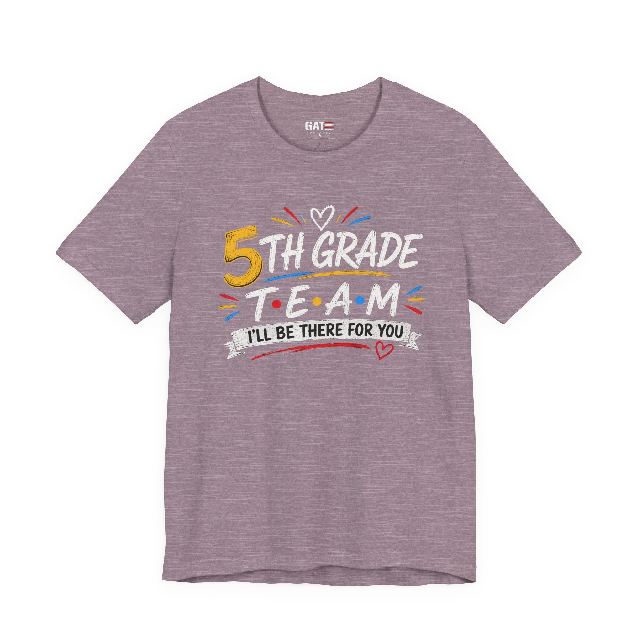 5th Grade Team Tee, Teacher Squad Shirt, Color Dot Inspired Teacher Shirt, Grade Level Team Gift, School Staff Apparel, Friends Theme