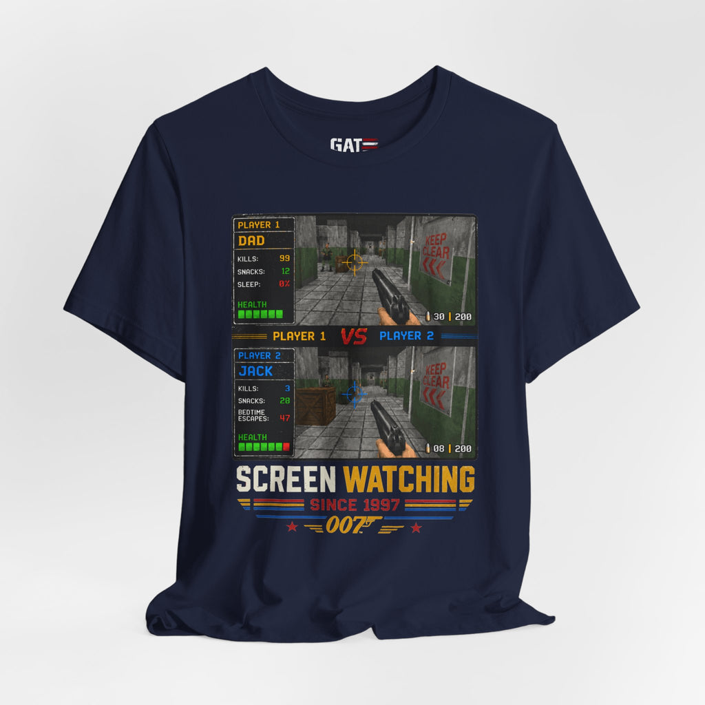 Personalized Shirt, Custom Gamer Shirt,GoldenEye 007 Shirt, Retro Gaming Shirt, N64 Gamer Gift, 90s Gaming Shirt, Father's Day Gift for Him