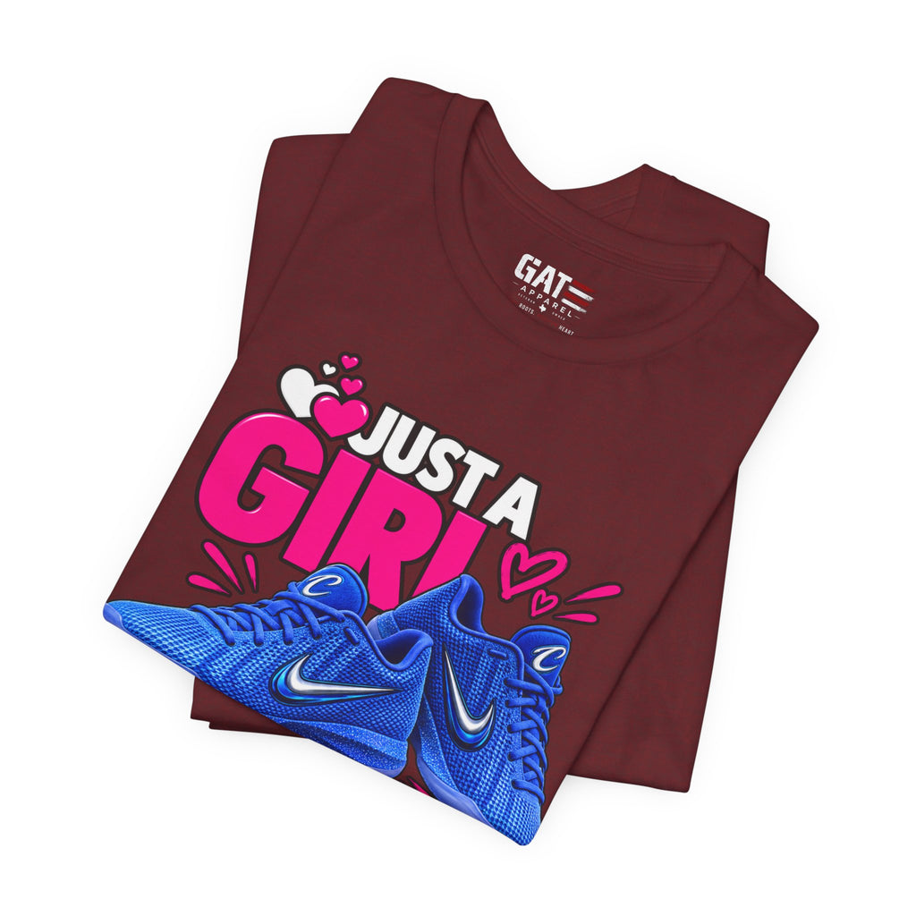 Caitlin Clark Caitlin 1s Just a Girl Sneaker Shirt | Style 1