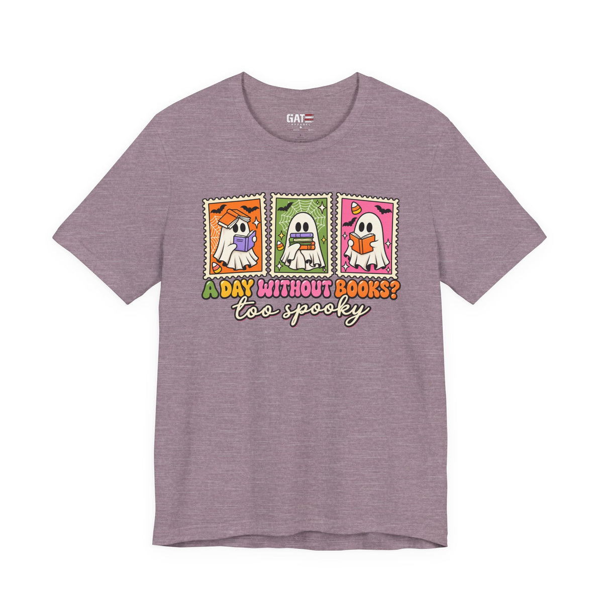 Halloween Book Lover Shirt – A Day Without Books Is Too Spooky – product photo