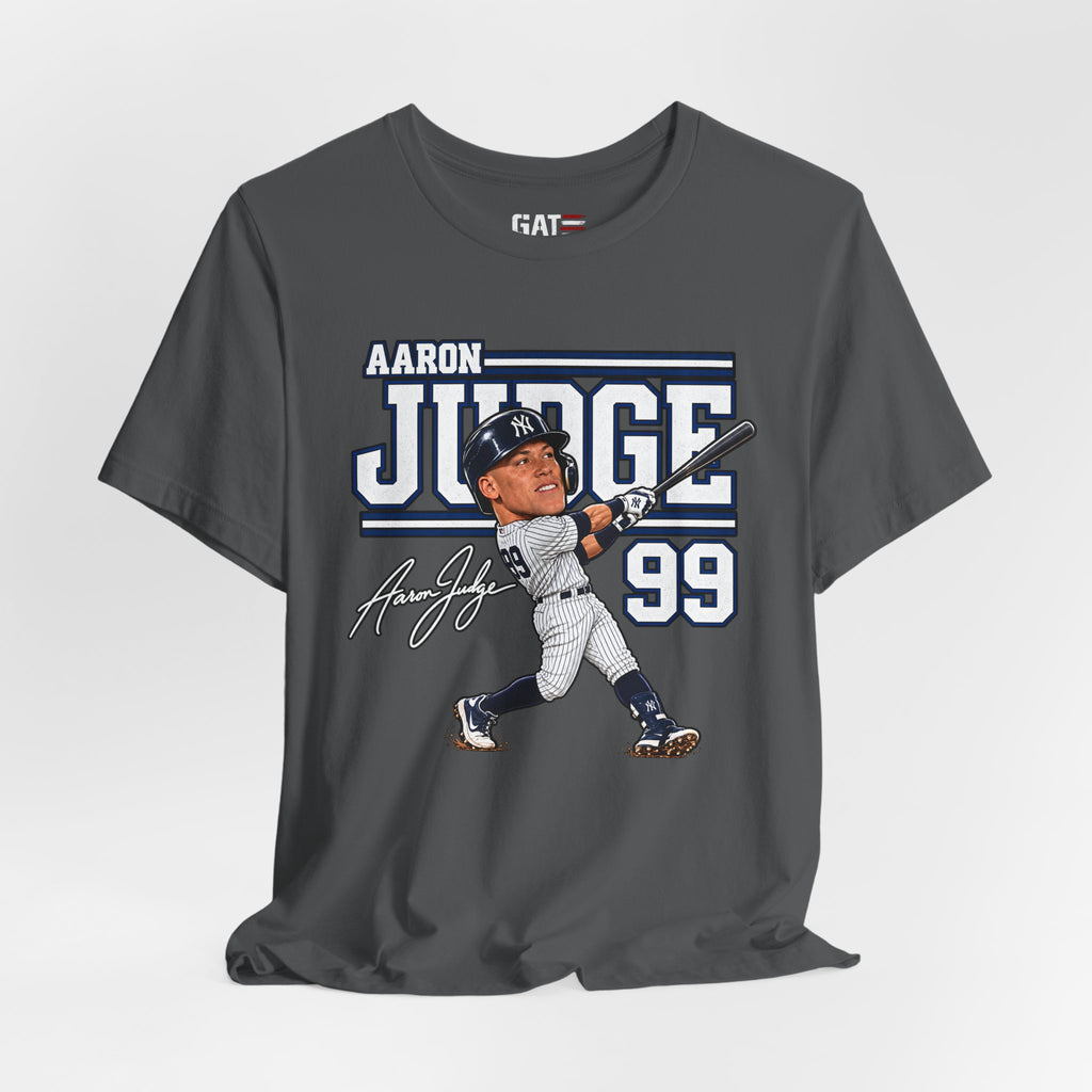 Aaron Judge Big Head Baseball Graphic Shirt – New York #99 Fan Tee
