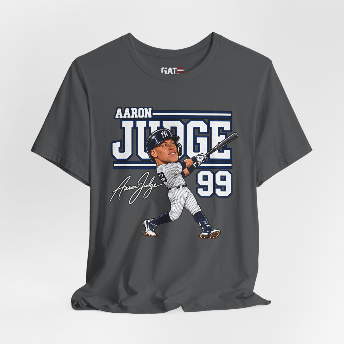 Aaron Judge Big Head Baseball Graphic Shirt – New York #99 Fan Tee