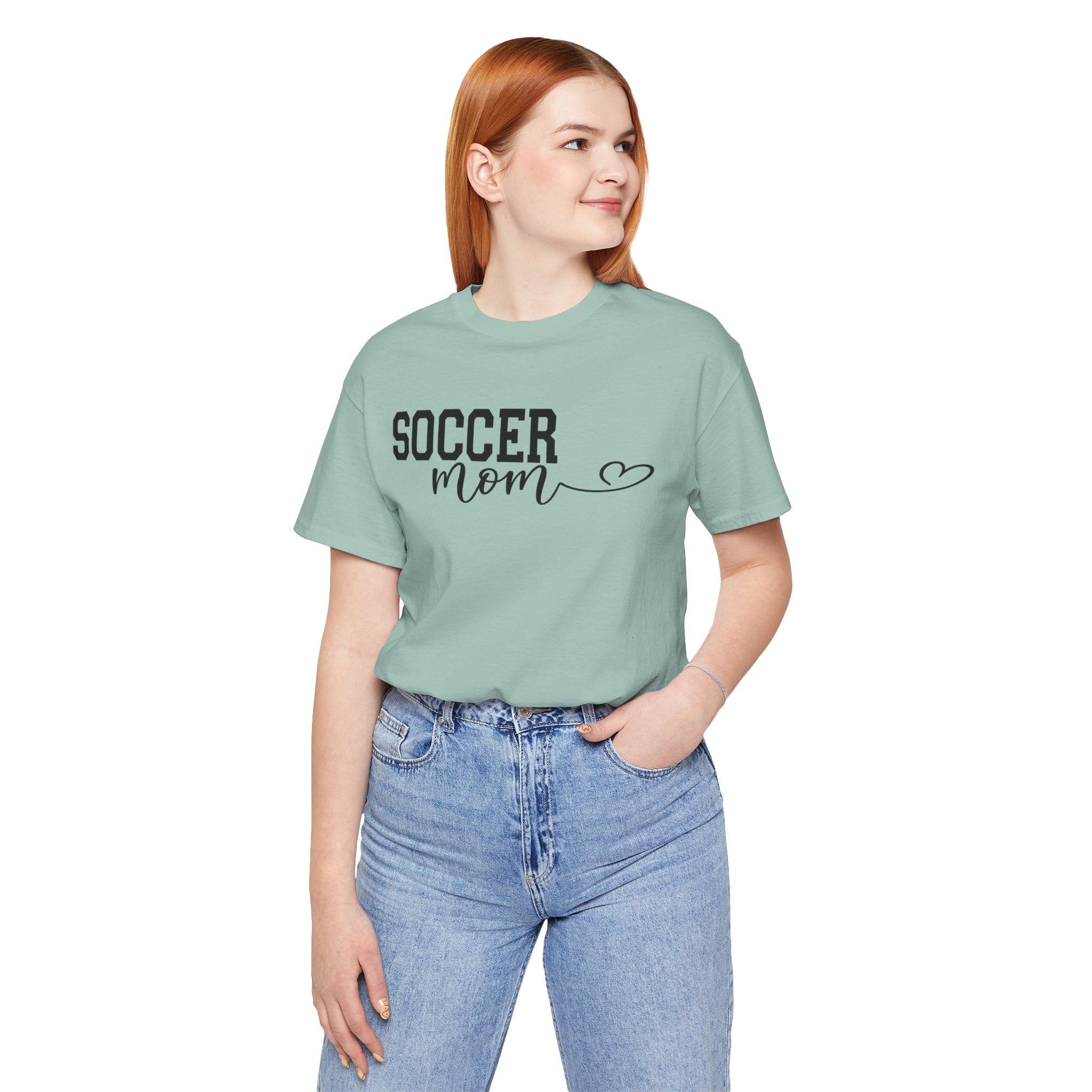 Soccer Mom Tee — Personalized Back Number & Name Soccer Shirt