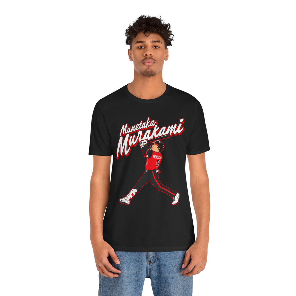 Munetaka Murakami Baseball Player Tee — Retro Japan Pro Baseball T-Shirt