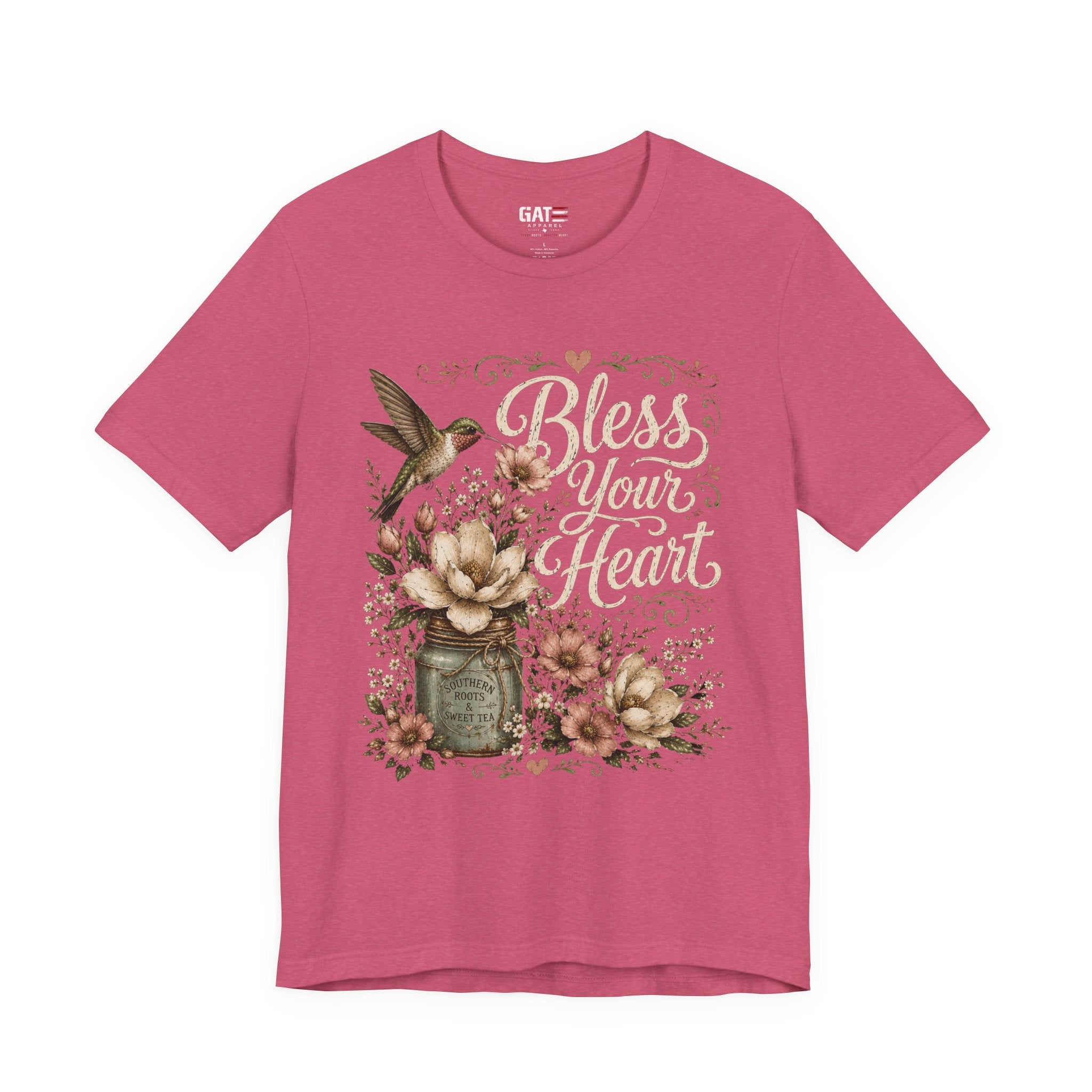 Funny Southern Shirt, Bless Your Heart Tee, Southern Humor Graphic Tee, Magnolia Floral Shirt, Country Girl Gift, Farmhouse Style Tee