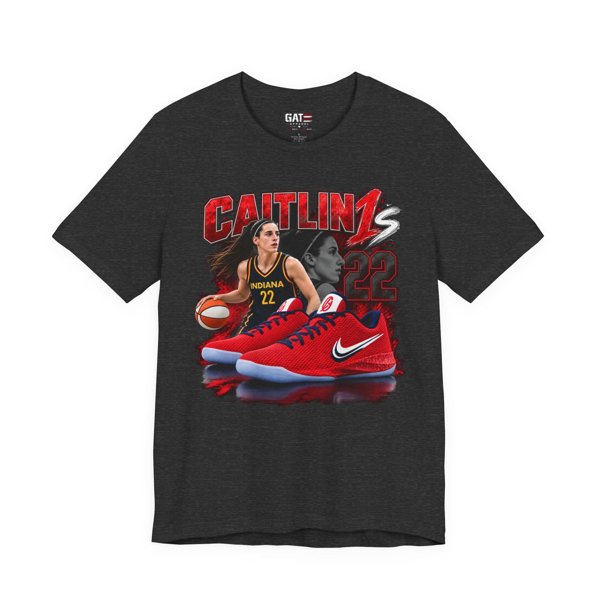 Caitlin Clark Caitlin 1s USA Reds Sneaker Shirt
