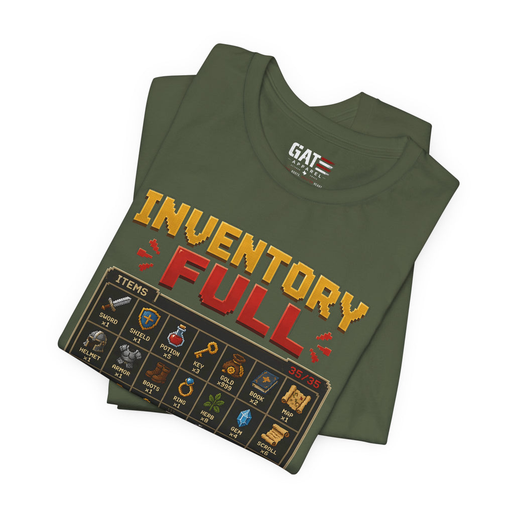 Inventory Full | Retro Gaming Shirt