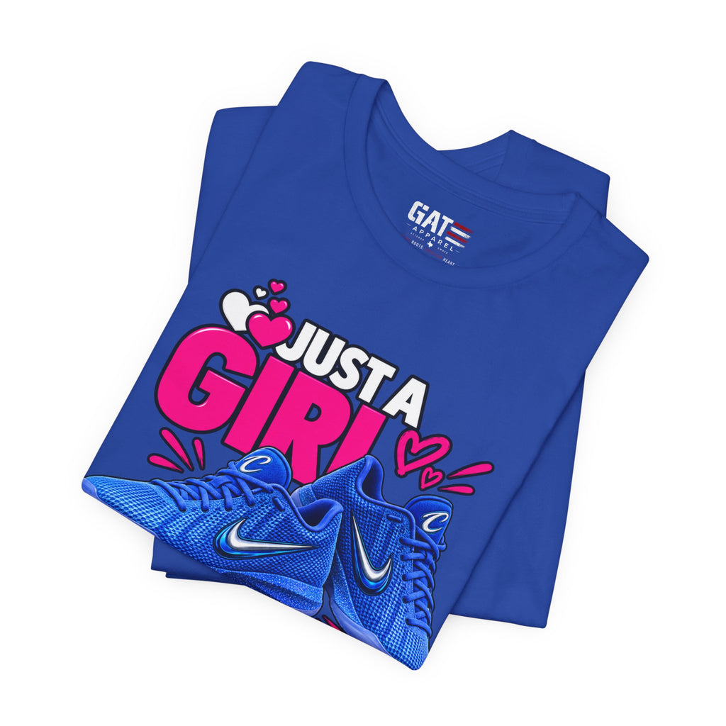 Caitlin Clark Caitlin 1s Just a Girl Sneaker Shirt | Style 1