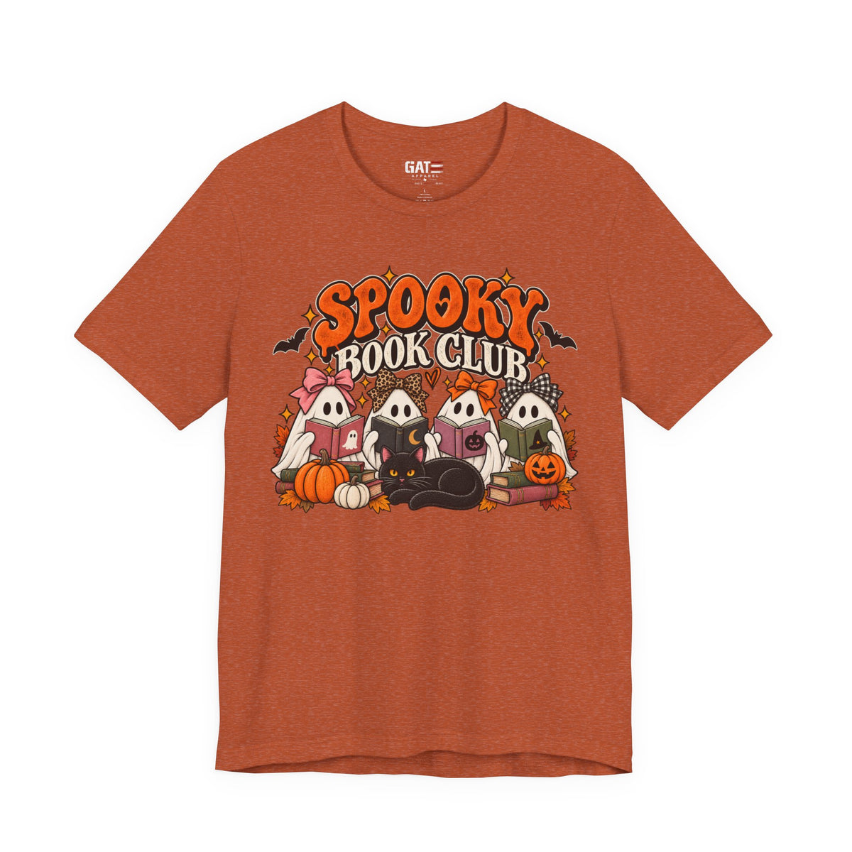 Spooky Book Club Halloween Shirt | Ghost Reading Tee