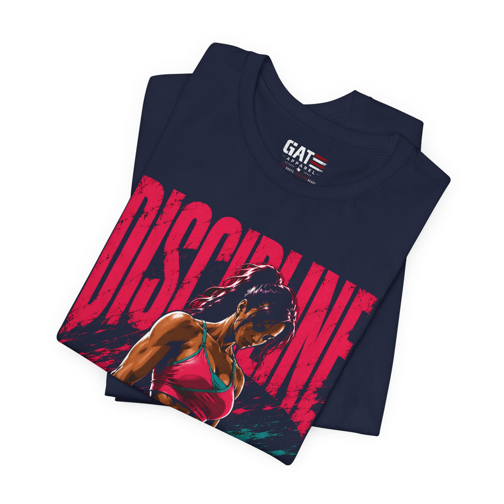 Discipline Looks Good On You Shirt, Women's Gym Shirt, Motivational Workout Tee, Fitness Graphic T Shirt, Cute Gym Apparel, Weightlifting