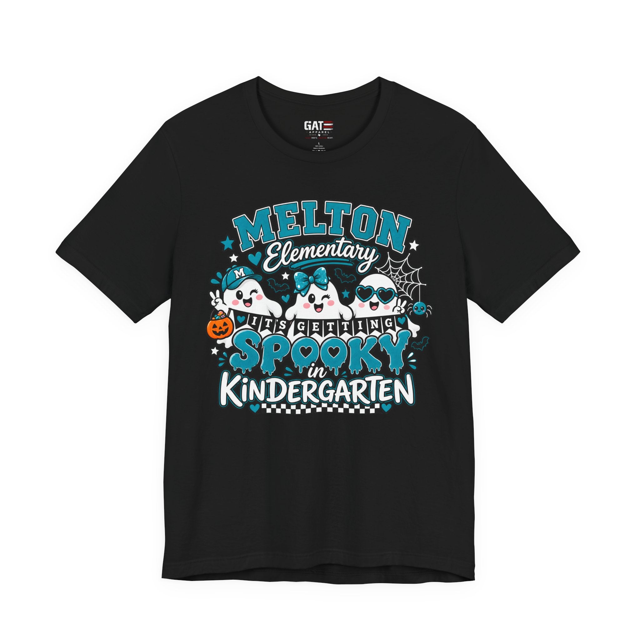 Melton Elementary Spooky Kindergarten Halloween T-Shirt
