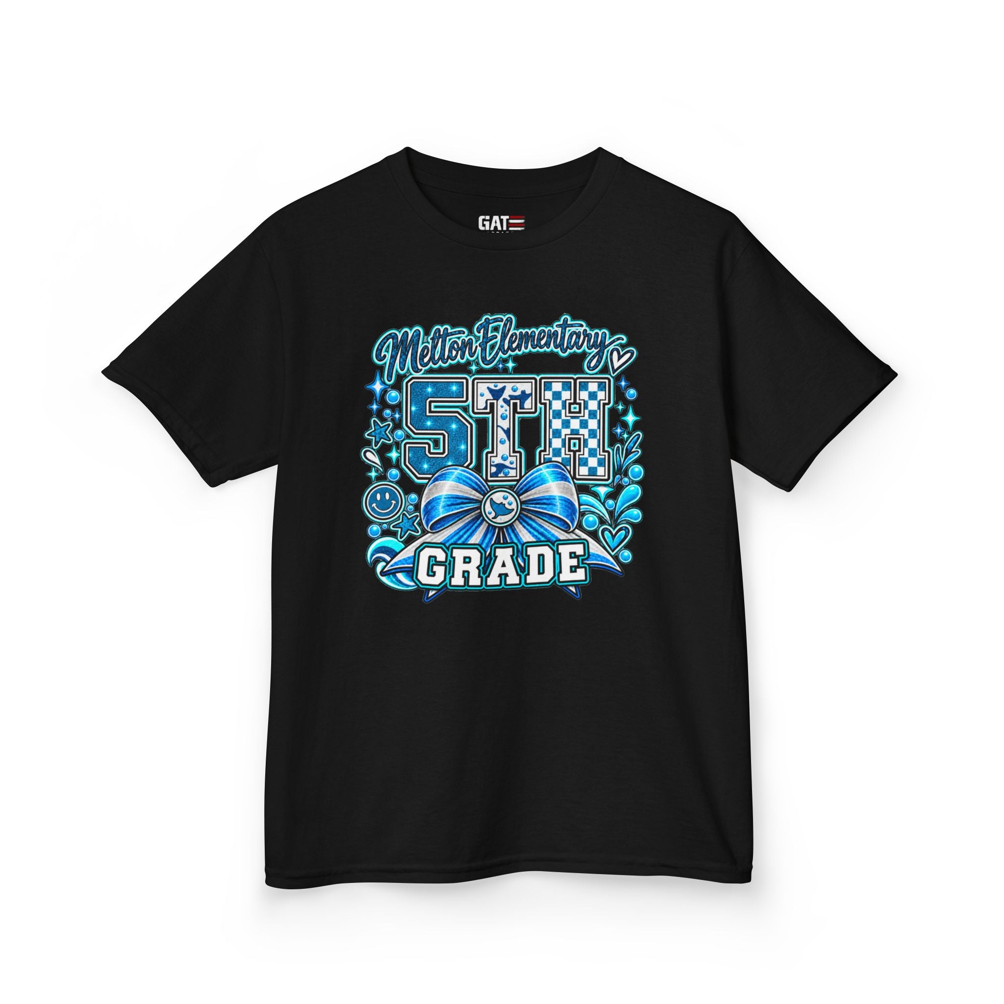 Melton 5th Grade Kids T‑Shirt — Ribbon Design