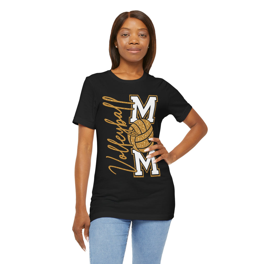 Volleyball Mom T‑Shirt –  (Custom Photo, Name, & Number)