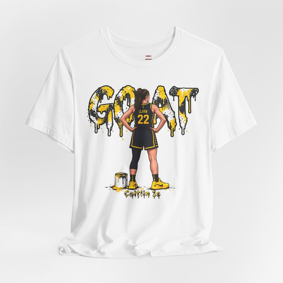 Caitlin Clark Caitlin 1s GOAT Yellow Sneaker Shirt