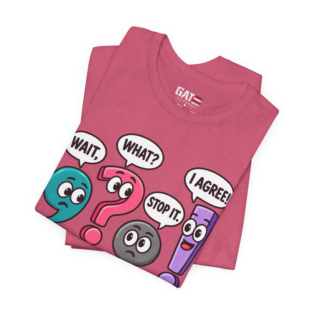 Punctuation Teacher Shirt | Funny Grammar Classroom Tee