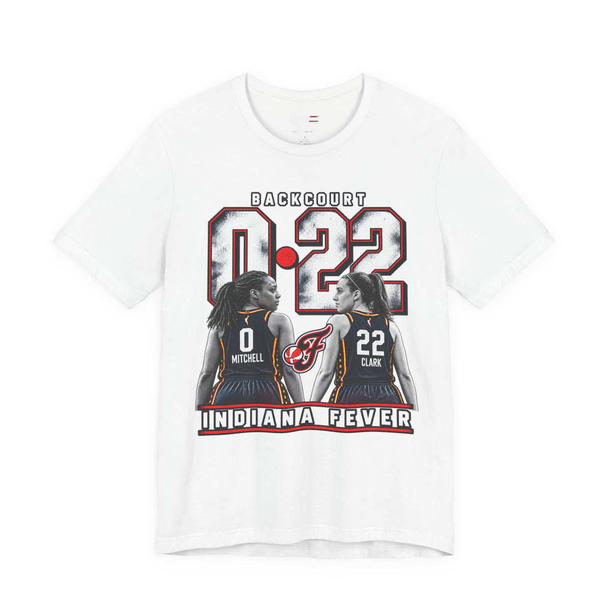 Caitlin Clark & Kelsey Mitchell Backcourt Shirt | Indiana Fever WNBA