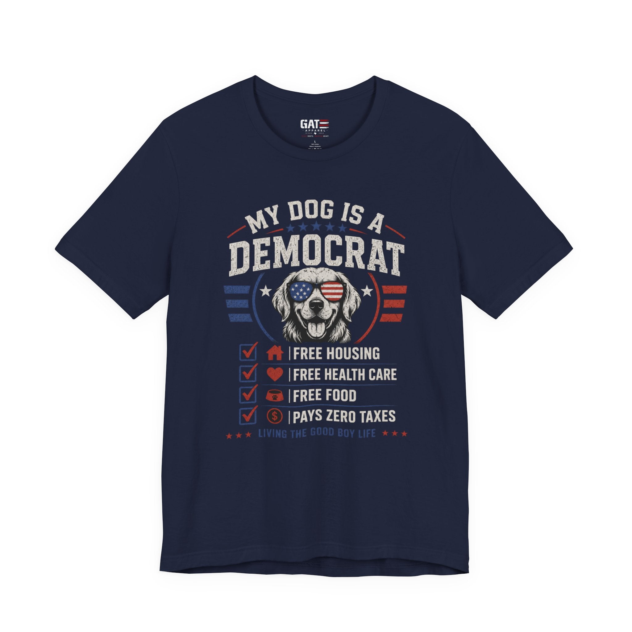 Funny Dog Lover Shirt, Political Humor Tee, Dog Dad Gift, Dog Mom Shirt, Patriotic Pet Lover Gift, Election Humor Tee