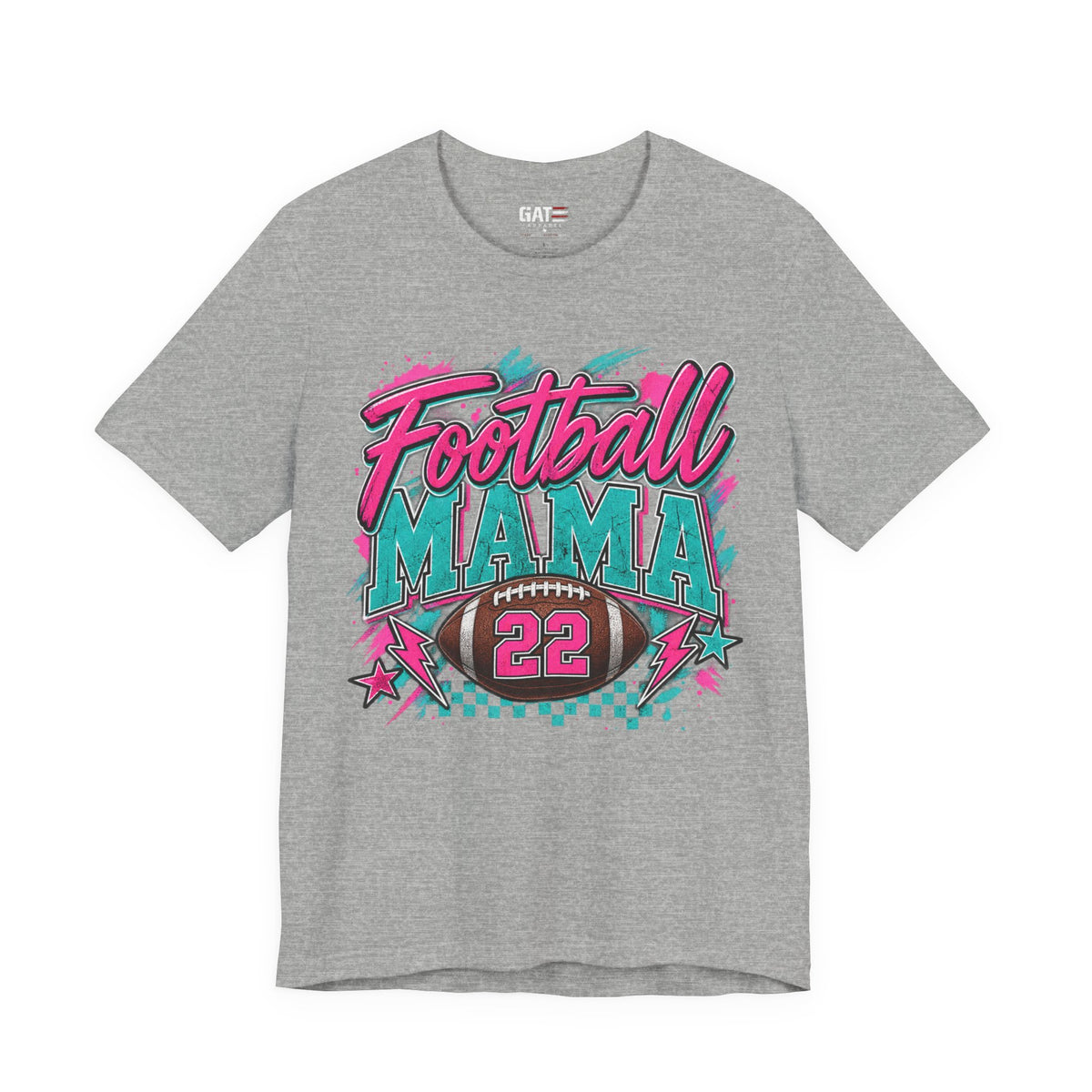Personalized Football Mom Shirt | Custom Player Name & Number Game Day Tee