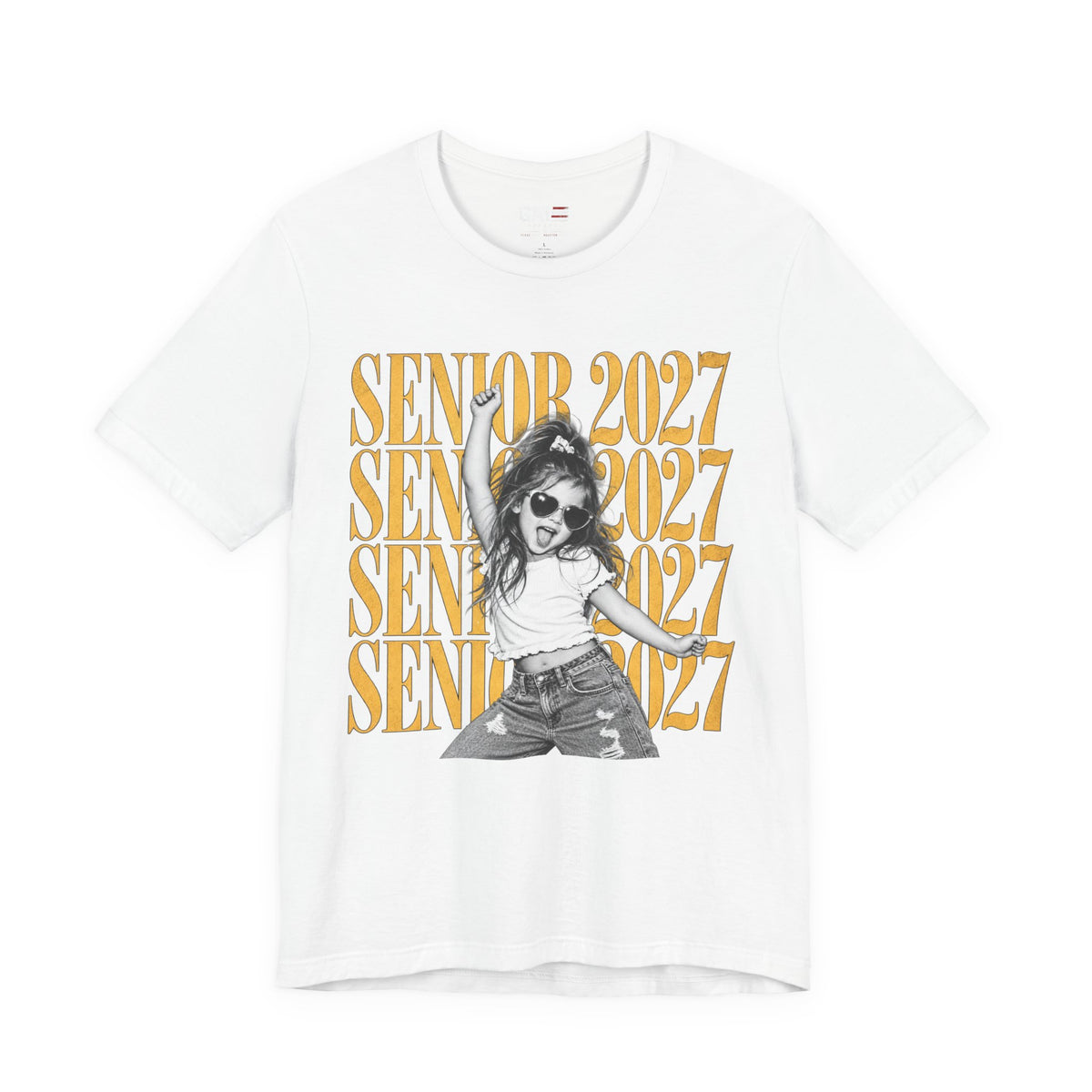 Personalized Senior 2027 Photo Shirt | Graduation Tee