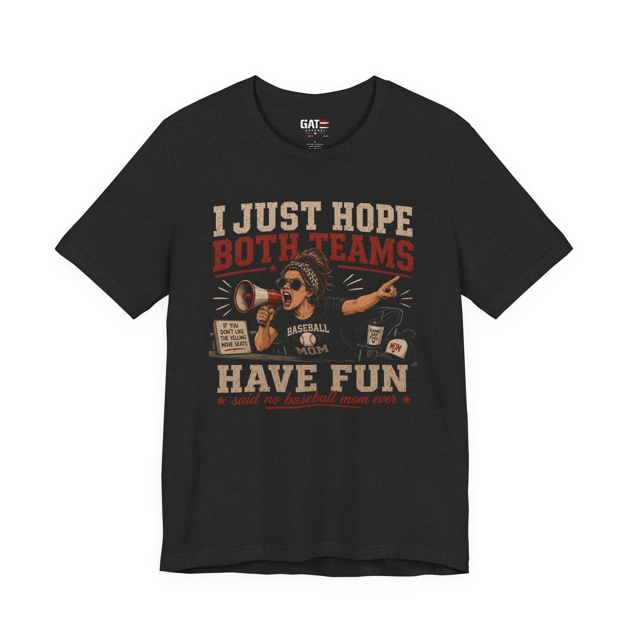 Just Hope Both Teams Have Fun Shirt, Baseball Mom Shirt, Funny Sports Mom Tee, Game Day Shirt, Gift for Baseball Moms