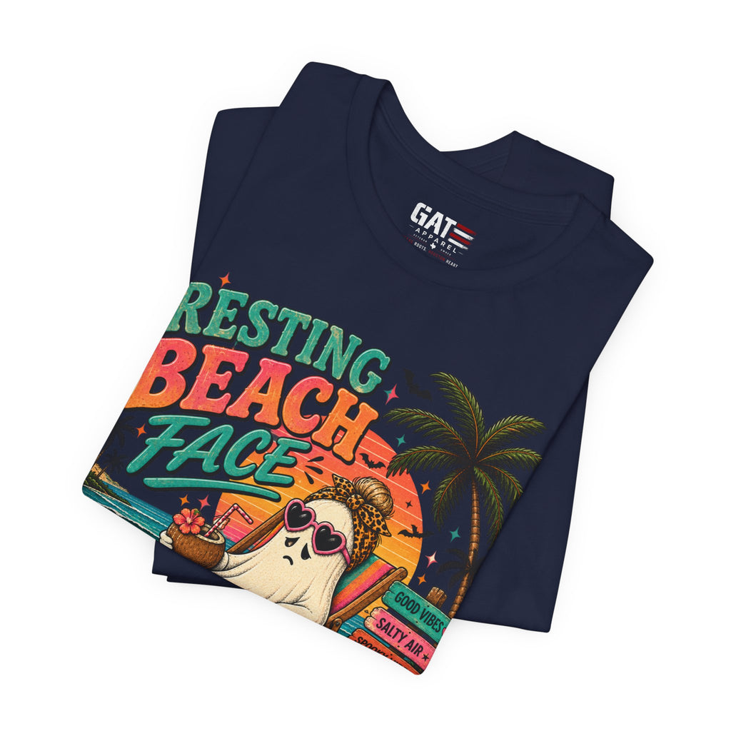 Summerween Spooky Beach Shirt | Tropical Ghost Tee Style 4