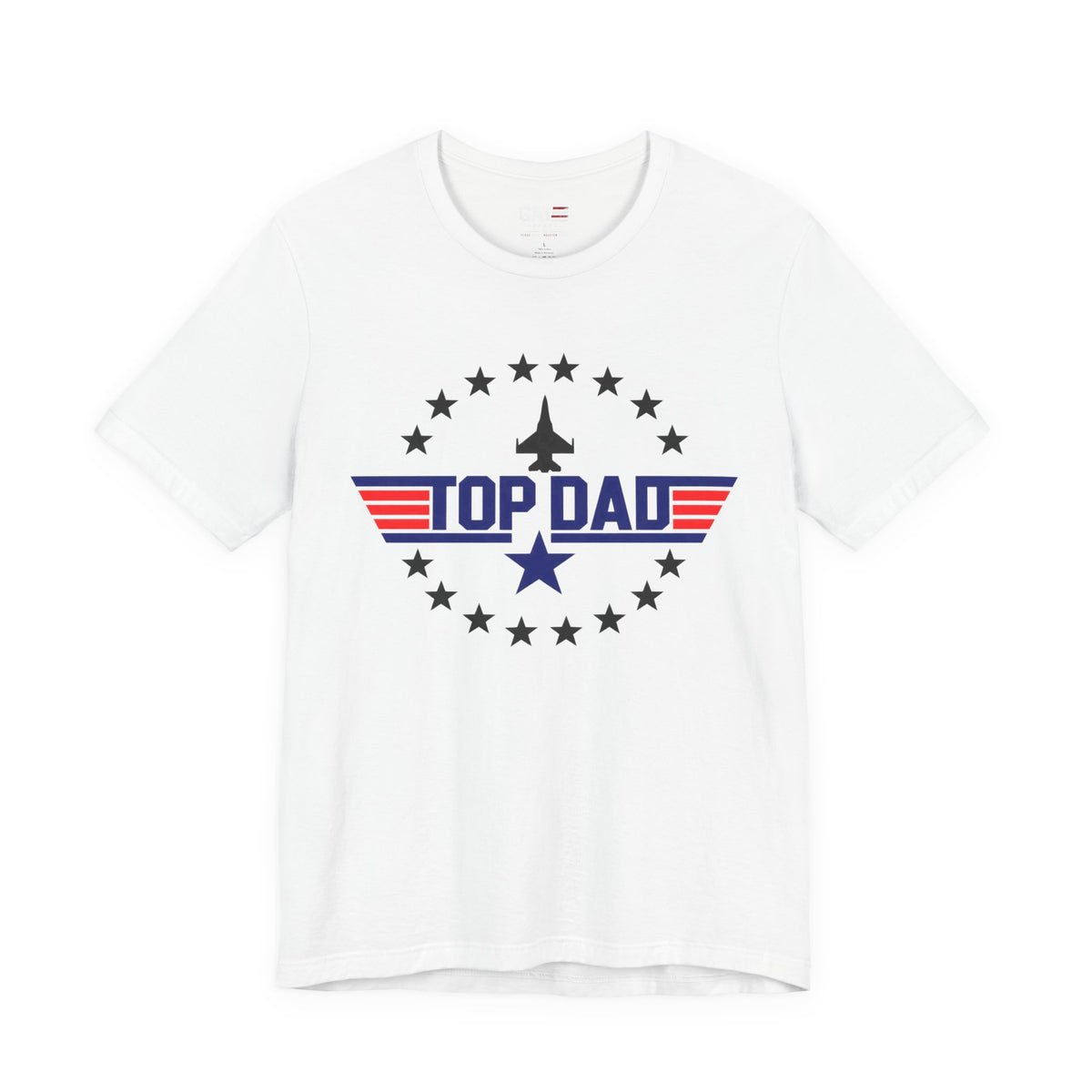 Top Dad T‑Shirt — Patriotic Aviation Dad Tee (Father’s Day Gift)