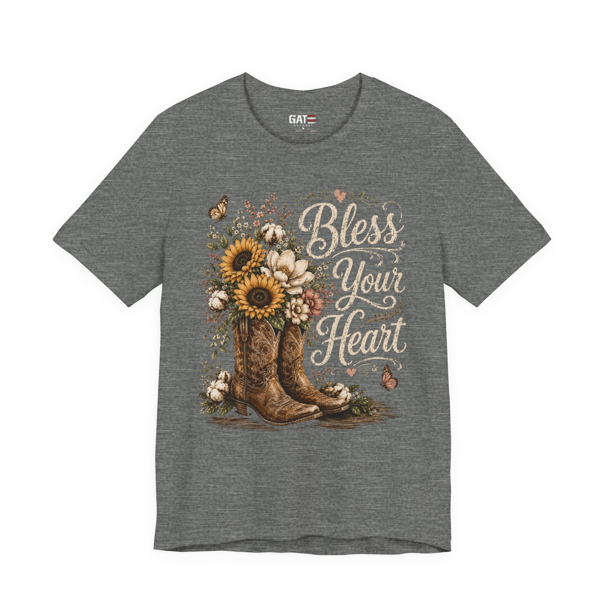 Funny Southern Shirt, Bless Your Heart Tee, Southern Humor Graphic Tee, Magnolia Floral Shirt, Country Girl Gift, Farmhouse Style Tee