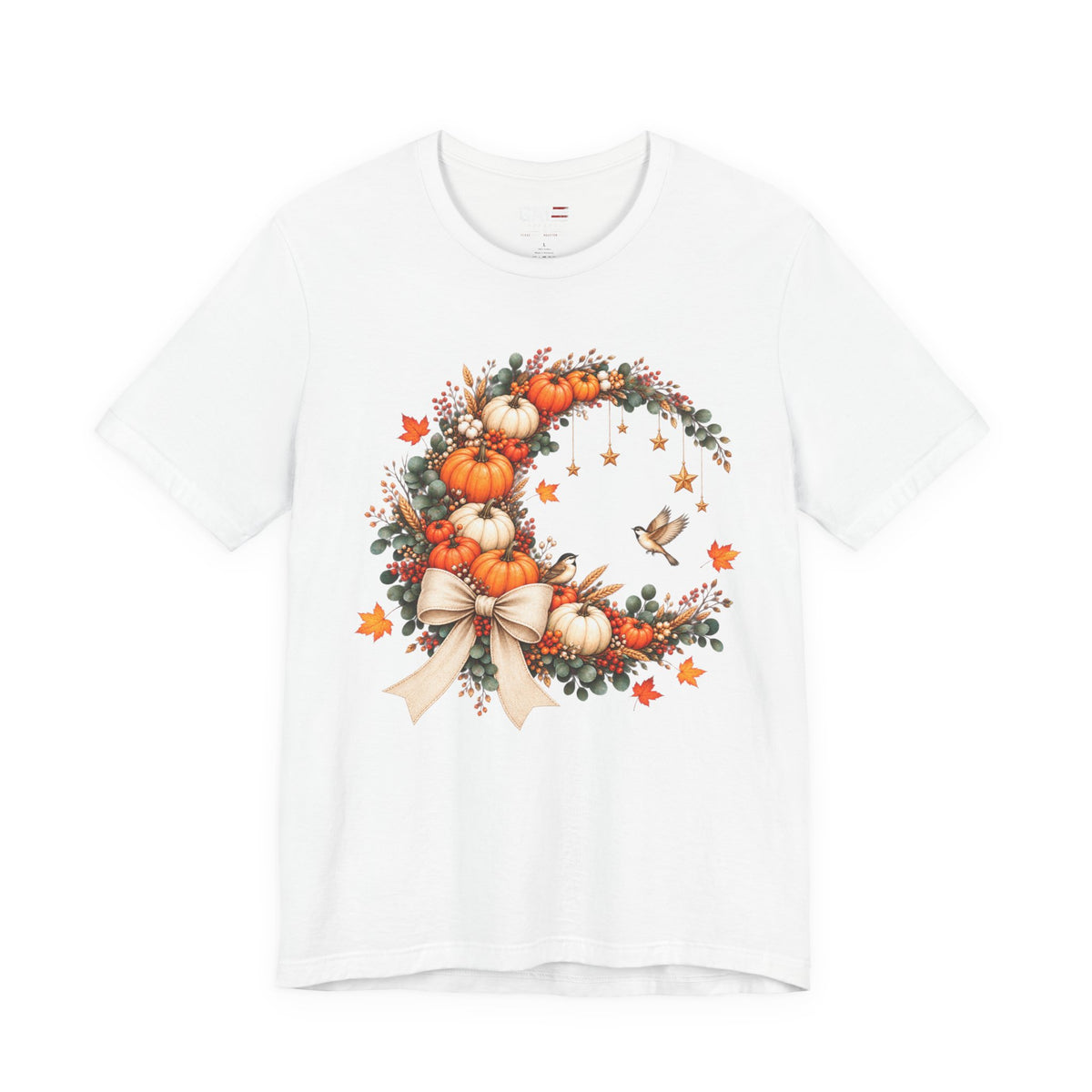 Autumn Pumpkin Wreath Tee