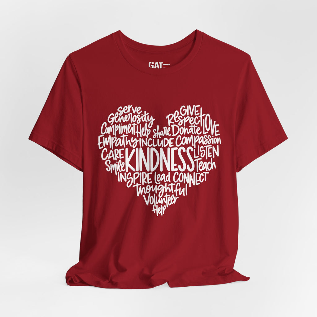 Kindness Teacher Tee — Motivational Words Unisex Jersey Short Sleeve