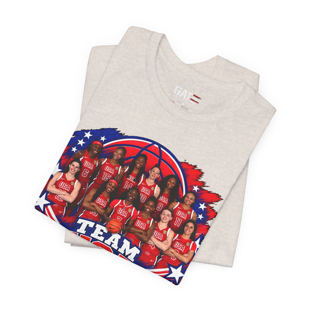 Team USA Women's Basketball Shirt | FIBA Tee 2026 Design 2