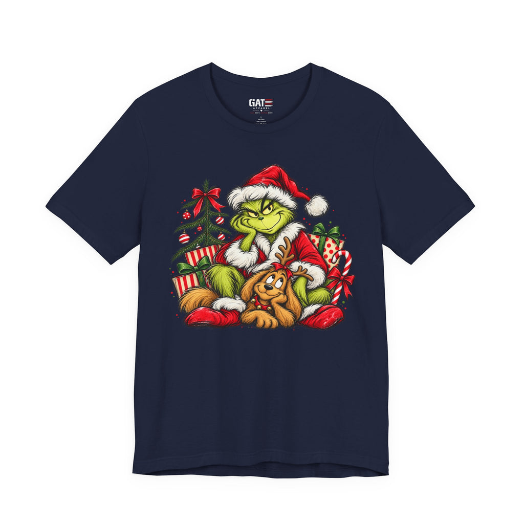 Grinch Christmas Graphic T-Shirt - product mockup view 6