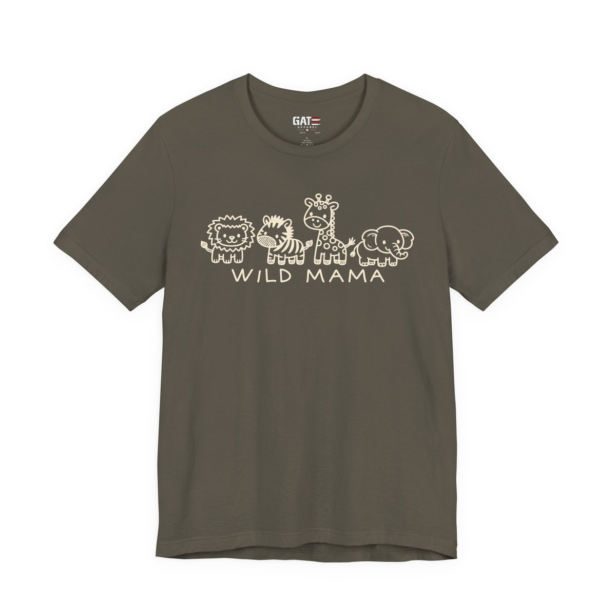 Wild Mama T-Shirt – Cute Baby Animal Graphic Tee for Moms - product image 10