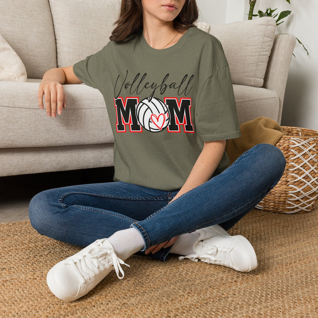 Volleyball Mom T‑Shirt – Custom Name