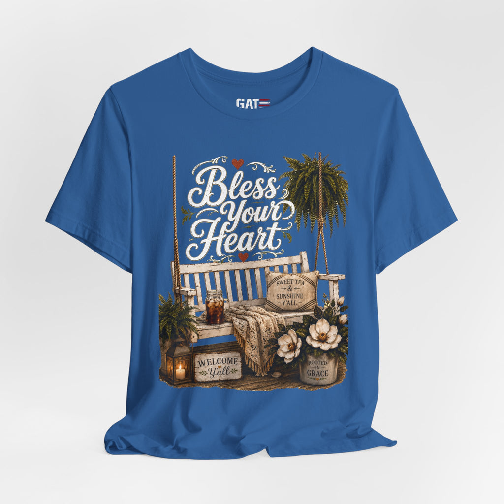 Funny Southern Shirt, Bless Your Heart Tee, Southern Humor Graphic Tee, Magnolia Floral Shirt, Country Girl Gift, Farmhouse Style Tee