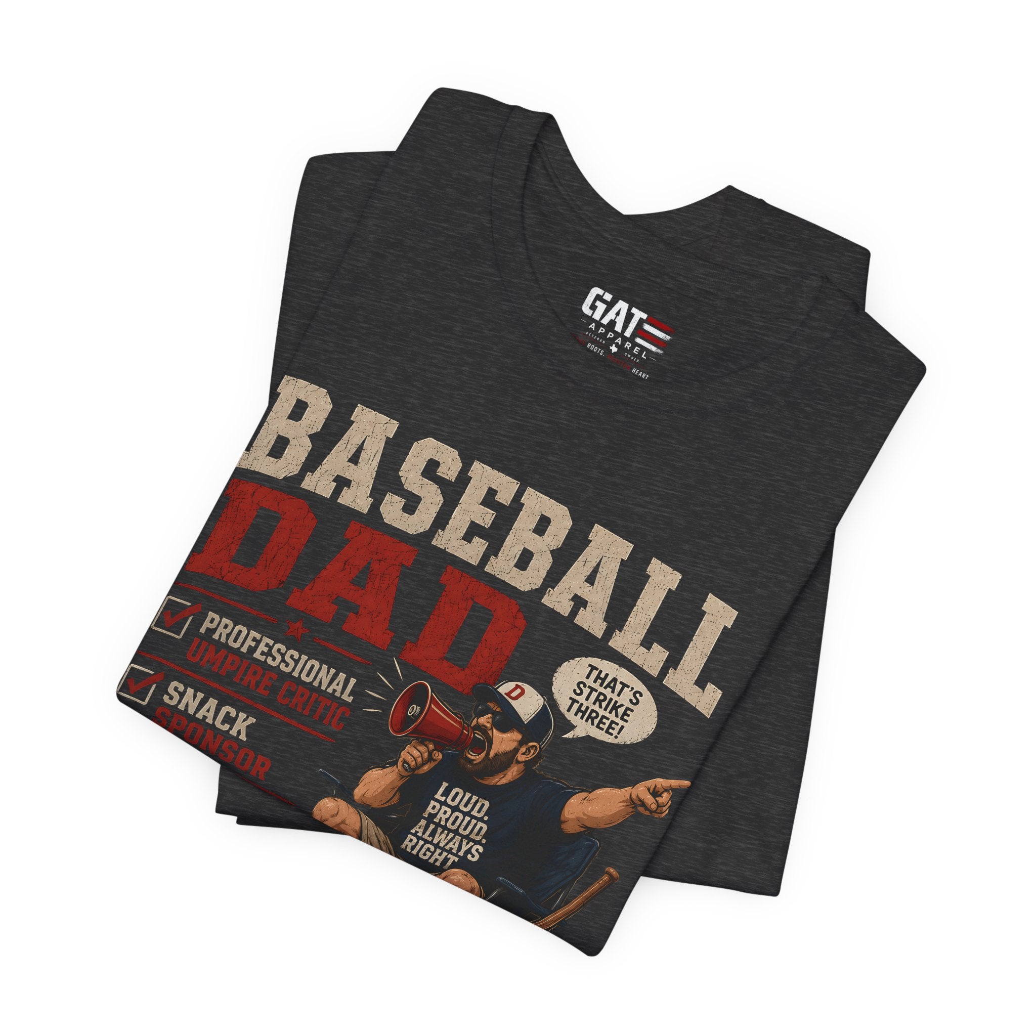 Baseball Dad Shirt, Funny Baseball Dad Gift, Travel Ball Dad Tee, Baseball Parent Shirt, Coach Dad Shirt, Game Day Dad Shirt