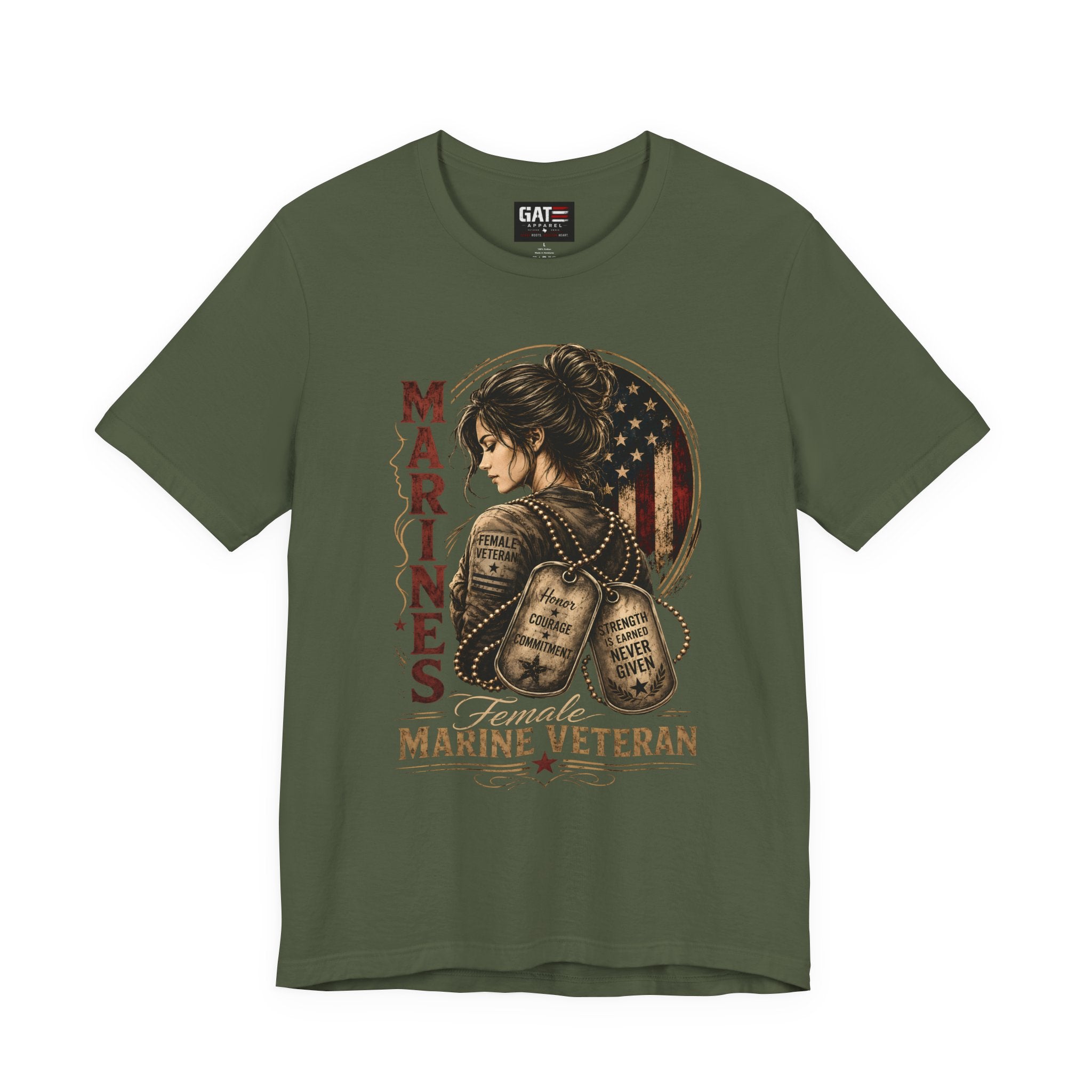 Female Marine Veteran Shirt Women Veteran Tee, Female Veteran Gift, Patriotic Military Shirt Women