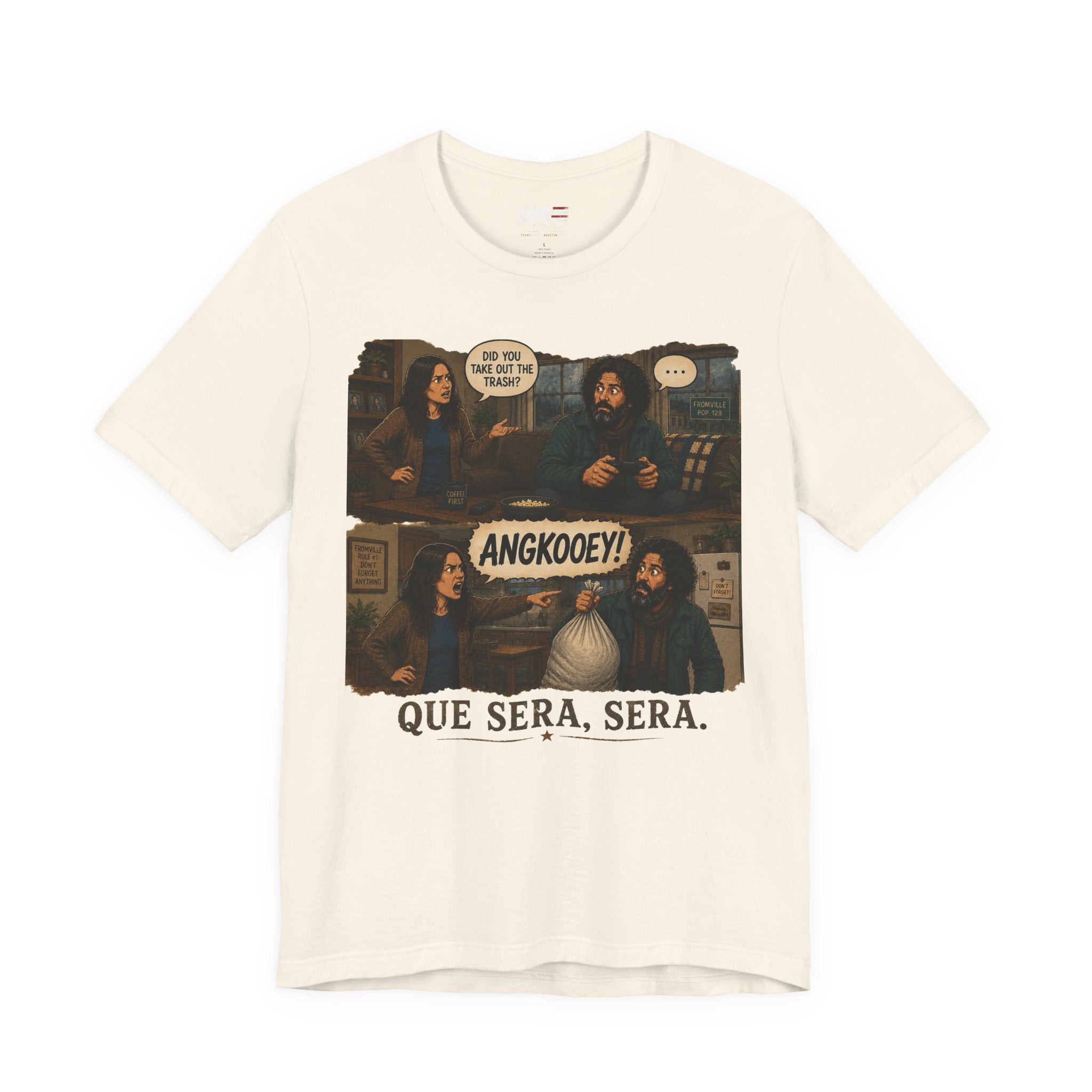 From|FromVille|Angkooey|Funny Horror Comedy Tee| Forgot The Trash