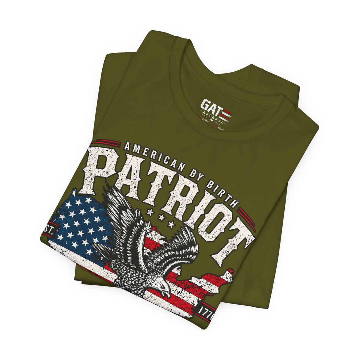 Patriot by Choice Shirt | American Flag Eagle Tee