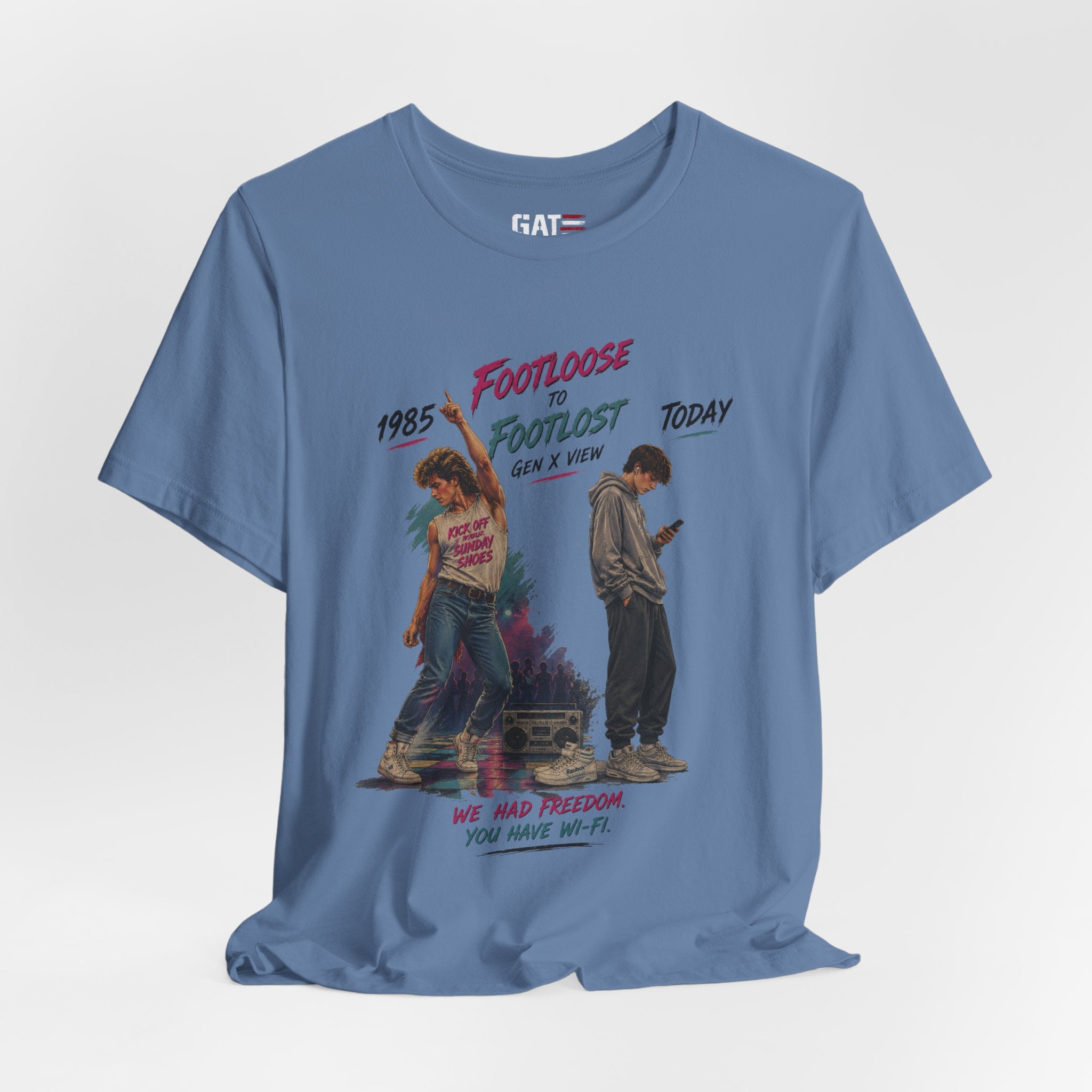 Retro 'Footloose' Movie Graphic Tee — 80s Dance Vintage T-Shirt