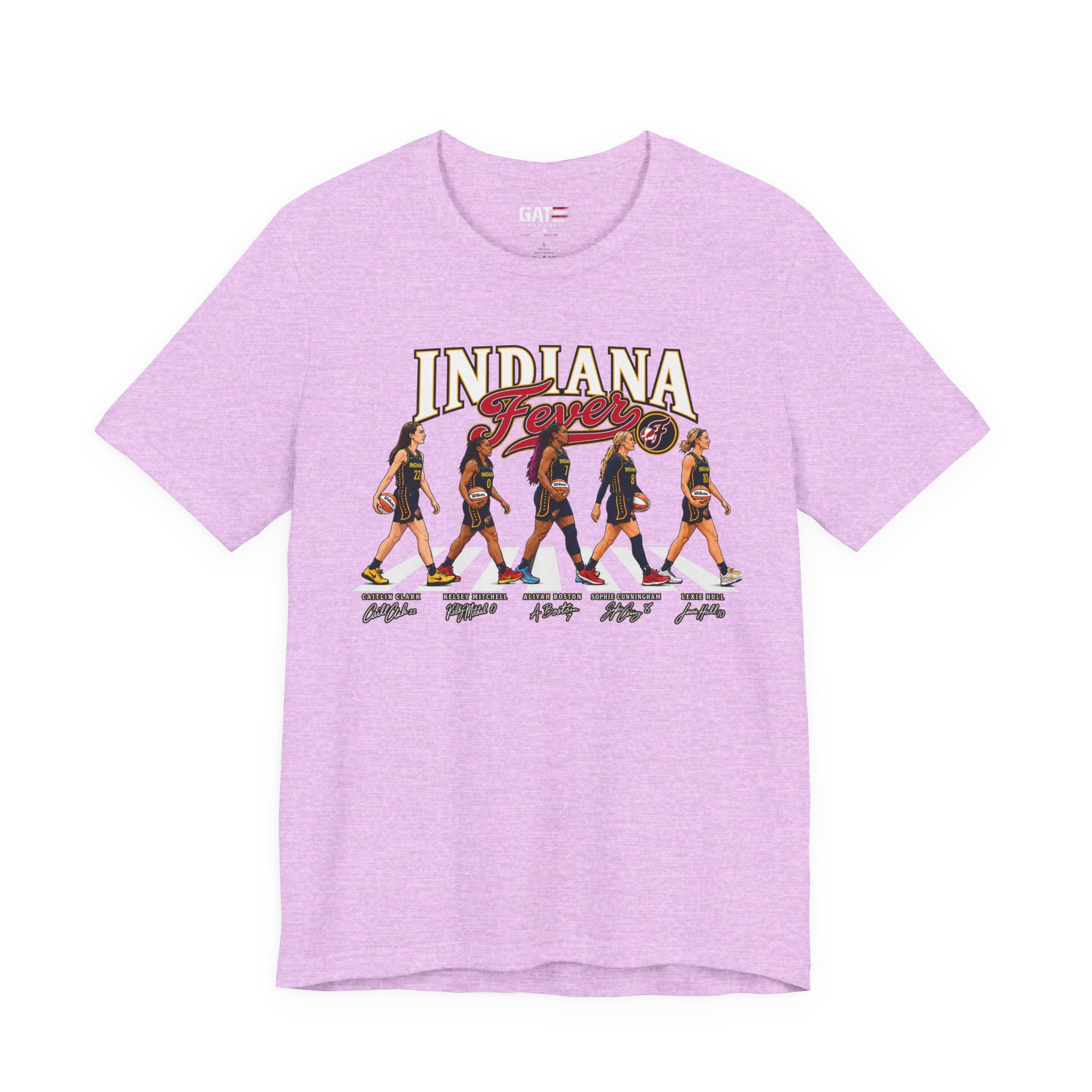 Indiana Fever Team Shirt|Caitlin Clark|Sophie Cunningham Retro Abbey Road Basketball Tee