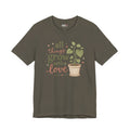 Plant Lover Shirt, All Things Grow With Love Shirt, Gardening Shirt, Botanical Tee, Plant Mom Gift, Flower Lover