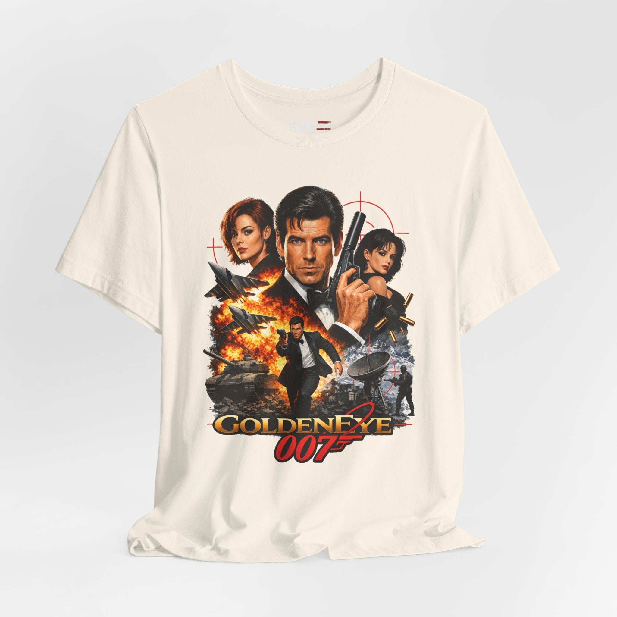 Retro Gamer Shirt, Classic N64 Gaming Tee, FPS Video Game Shirt, Old School Gamer Gift, Retro Gaming Movie Poster Tee | Graphic T-Shirt