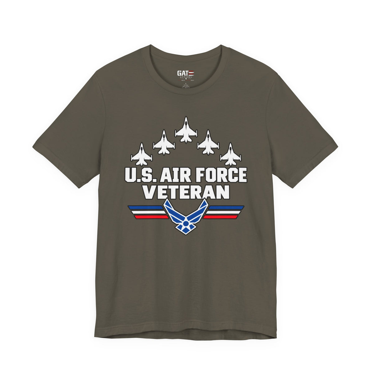 U.S. Air Force Veteran T-Shirt — Military Pride Tee with Jets & Emblem